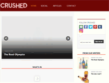Tablet Screenshot of crushed.com